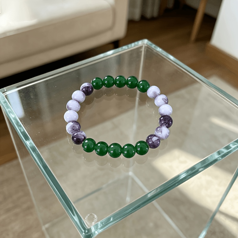 Summer Refreshing Green-Purple Bracelet